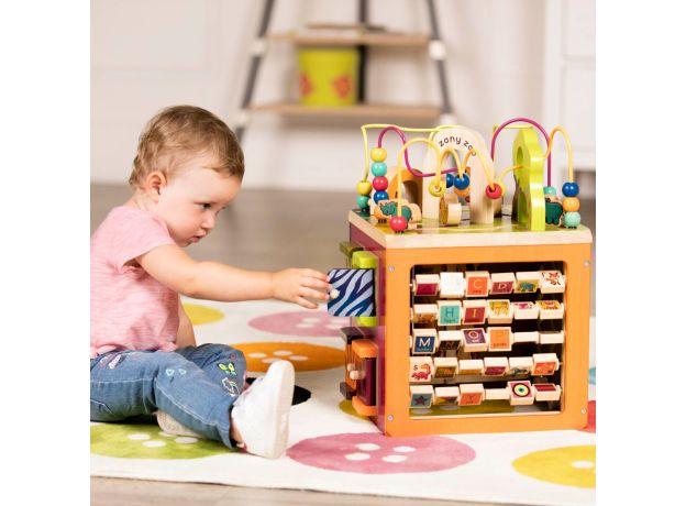 مکعب خلاقیت چوبی B.Toys, image 3