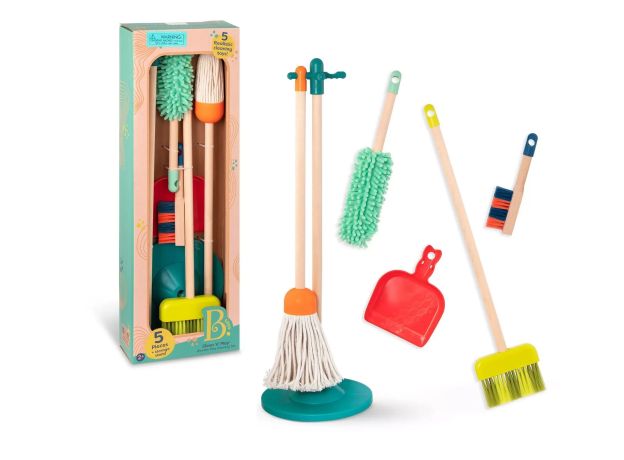 ست نظافت کاری چوبی B. Toys, image 