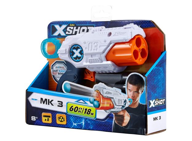تفنگ ایکس شات X-Shot مدل MK3, تنوع: 36118 - White, image 4