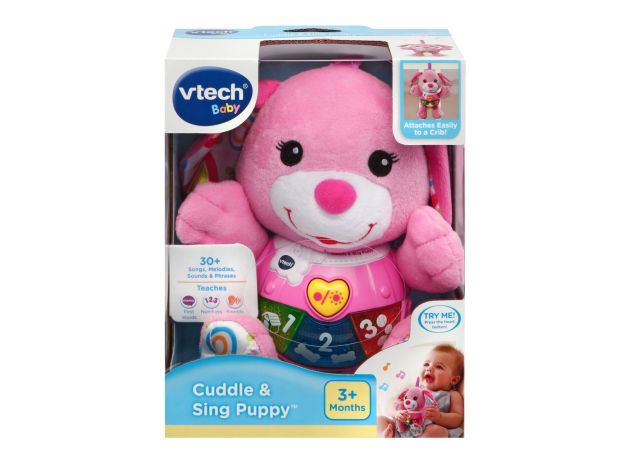 سگ بغلی موزیکال Vtech مدل Cuddle and Sing Puppy صورتی, image 8