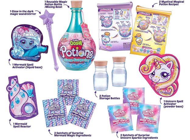 معجون جادویی Oosh Potions Slime Surprise مدل سبز, تنوع: 8629-Green, image 2
