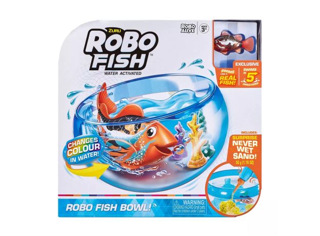 ماهی رباتیک روبو فیش قرمز Robo Fish به همراه تنگ, تنوع: 7126-ZR-Red, image 