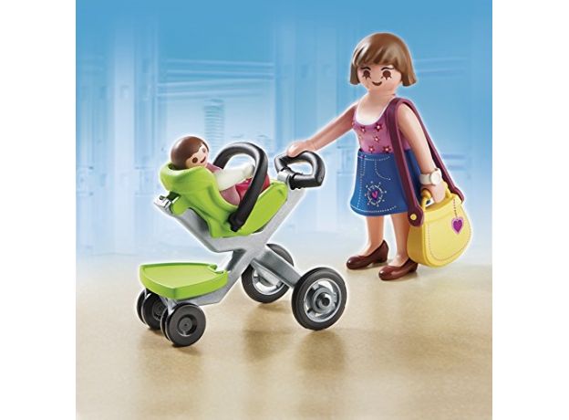 پلی موبیل مادر و کالسکه‌ی نوزاد (playmobil), image 2