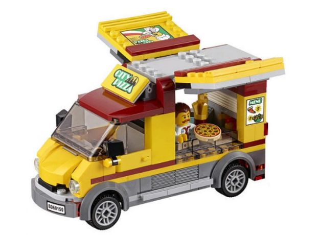 لگو مدل ماشین سیار پیتزا فروشی سری سیتی (60150), image 6