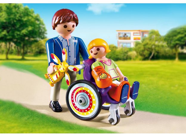 پلی موبیل کودک با ویلچیر(playmobil), image 2