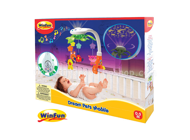 آویز تخت چراغ دار موزیکال winfun, image 