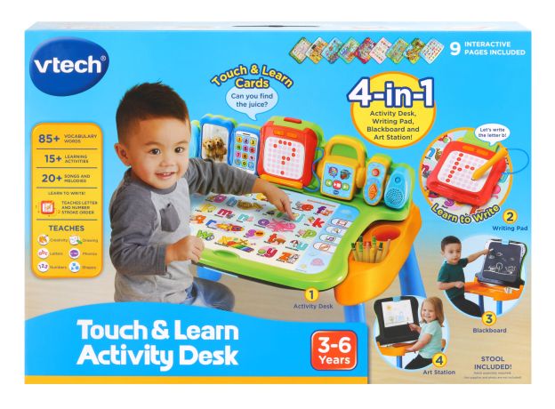 میز و صندلی 4 حالته موزیکال زرد Vtech, image 