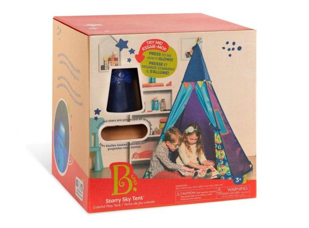 چادر سرخپوستی B. Toys B. Teepee  همراه با فانوس ستاره ای, image 4