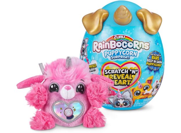 عروسک سورپرایزی رینبوکورنز RainBocoRns سری Puppycorn با شاخ و گوش طلایی, image 3