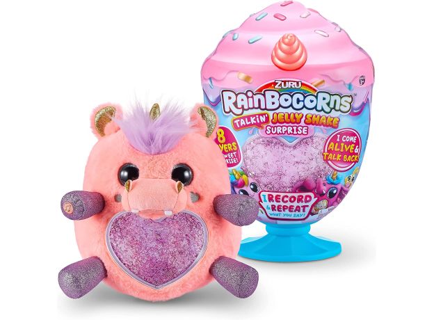 عروسک سخنگوی رینبوکورنز RainBocoRns سری Jelly Shake با شاخ گلبهی, تنوع: 9241-Pink, image 3