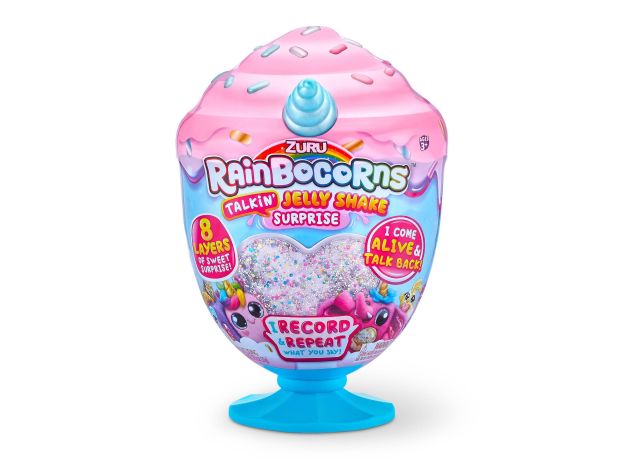 عروسک سخنگوی رینبوکورنز RainBocoRns سری Jelly Shake با شاخ آبی, تنوع: 9241-Blue, image 4