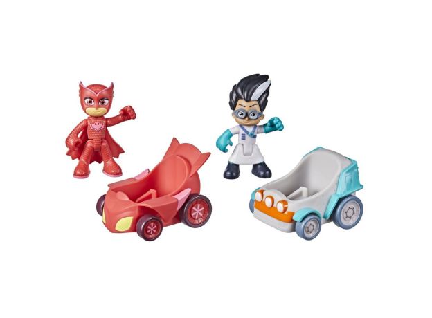 پک 2 تایی فیگور و ماشین اولت و رومئو گروه شب نقاب PJ Masks, تنوع: F2842-Owlette, image 2