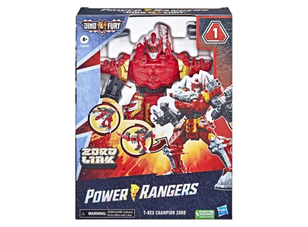 فیگور تبدیل شونده Power Rangers مدل T-Rex Champion Zord, تنوع: F0287-T-Rex, image 7