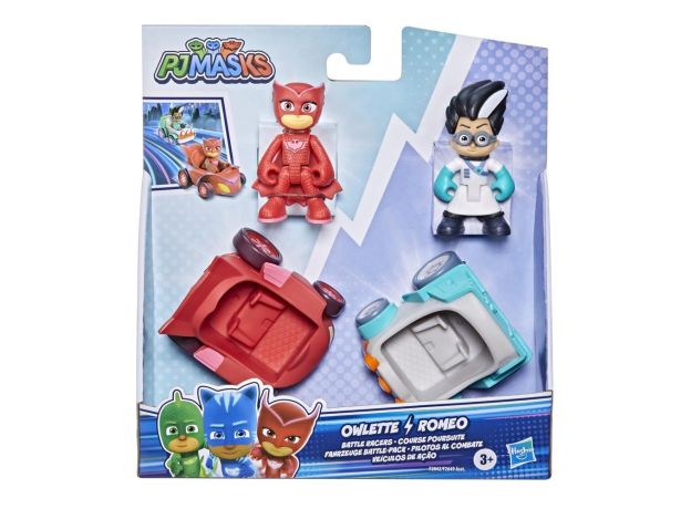 پک 2 تایی فیگور و ماشین اولت و رومئو گروه شب نقاب PJ Masks, تنوع: F2842-Owlette, image 4