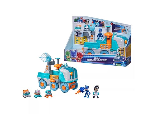 کامیون ساخت ربات رومئو گروه شب نقاب PJ Masks, image 