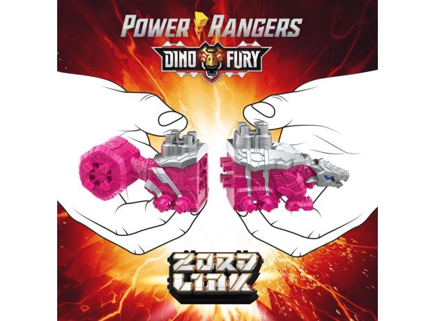 فیگور تبدیل شونده زورد Power Rangers مدل Ankylo Hamer Zord and Tiger Claw zord, تنوع: F0287-Ankylo, image 4