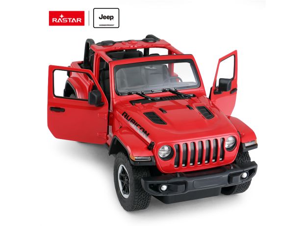 ماشین کنترلی جیپ Wrangler Rubicon راستار با مقیاس 1:14 (قرمز), image 5