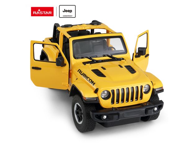 ماشین کنترلی جیپ Wrangler Rubicon راستار با مقیاس 1:14 (زرد), image 3