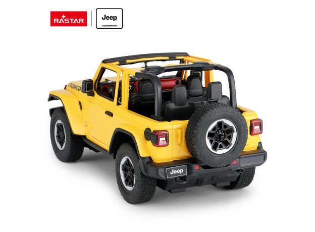 ماشین کنترلی جیپ Wrangler Rubicon راستار با مقیاس 1:14 (زرد), image 2