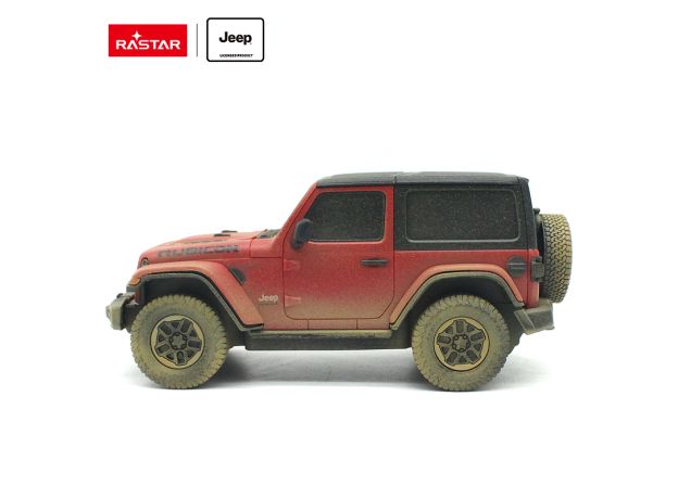 ماشین کنترلی جیپ Wrangler Rubicon گل آلود راستار با مقیاس 1:24, image 3