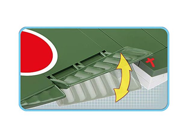 بلاک ساختنی کوبی مدل هواپیمای جنگنده مدل Kawasaki Ki-61-I, image 6