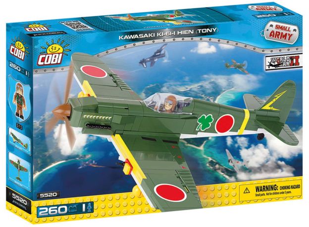 بلاک ساختنی کوبی مدل هواپیمای جنگنده مدل Kawasaki Ki-61-I, image 