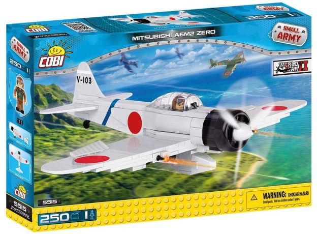 بلاک ساختنی کوبی مدل هواپیمای جنگنده مدل Mitsubishi A6M Zero, image 10
