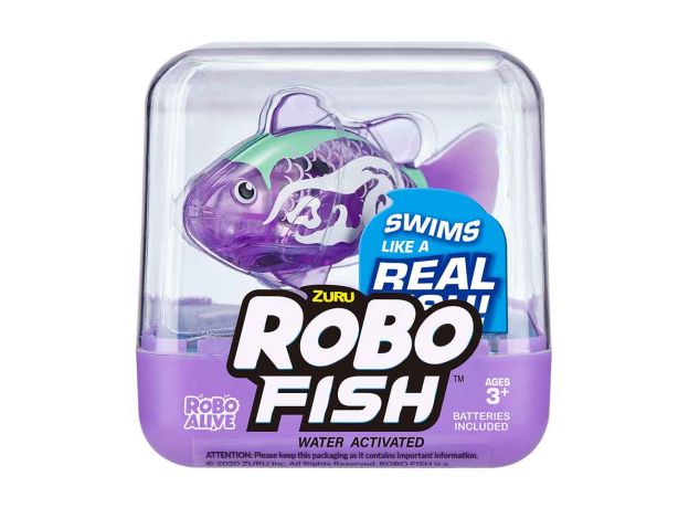 ماهی کوچولوی رباتیک روبو فیش Robo Fish بنفش, image 