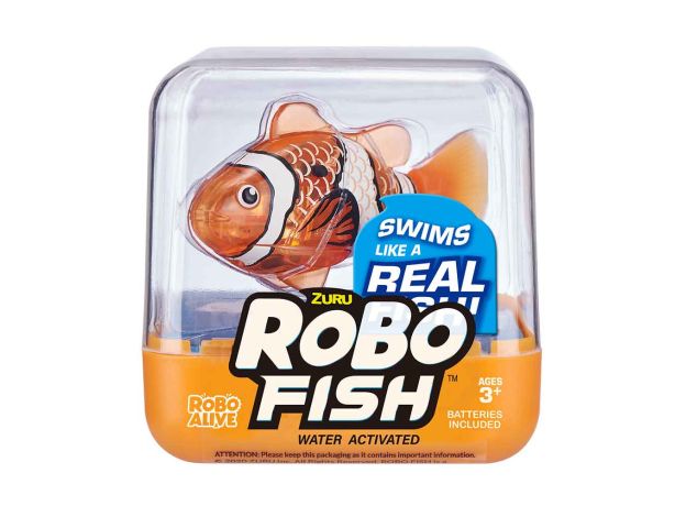 ماهی کوچولوی رباتیک روبو فیش Robo Fish نارنجی, image 