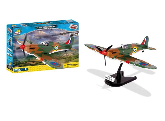 بلاک ساختنی کوبی مدل هواپیمای جنگنده مدل Hawker Hurricane MK.I, image 