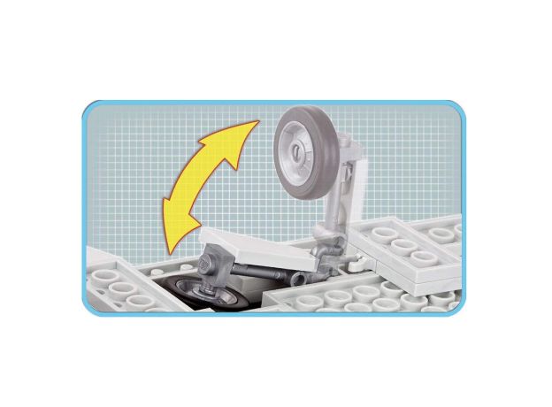 بلاک ساختنی کوبی مدل هواپیمای جنگنده مدل Hawker Hurricane MK.I, image 5