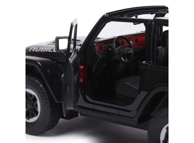 ماشین کنترلی جیپ Wrangler Rubicon راستار با مقیاس 1:14 (مشکی), image 2