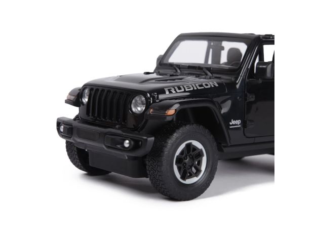 ماشین کنترلی جیپ Wrangler Rubicon راستار با مقیاس 1:14 (مشکی), image 3