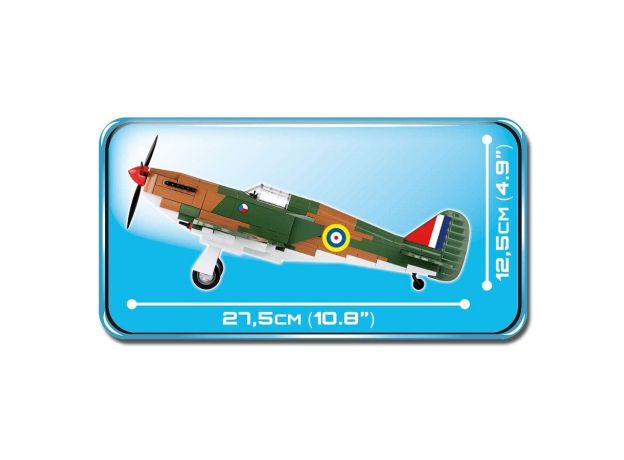 بلاک ساختنی کوبی مدل هواپیمای جنگنده مدل Hawker Hurricane MK.I, image 4