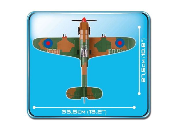 بلاک ساختنی کوبی مدل هواپیمای جنگنده مدل Hawker Hurricane MK.I, image 3
