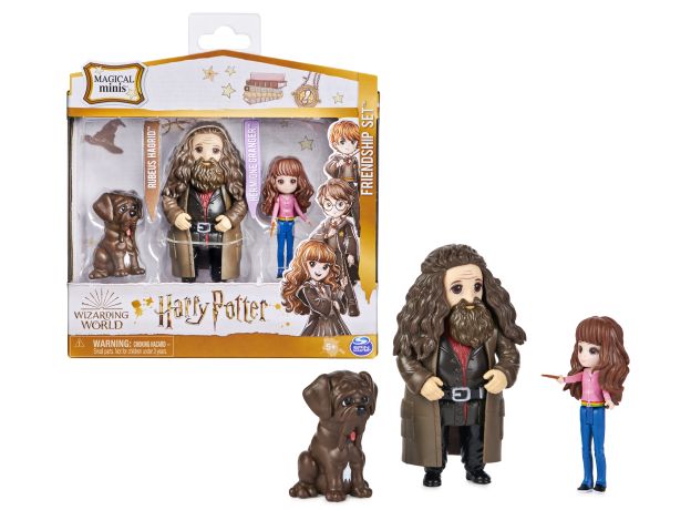 فیگور 2 تایی Harry Potter سری Magical Minis مدل هرماینی و هاگرید همراه با فنگ, تنوع: 6061833-Magical Minis, image 