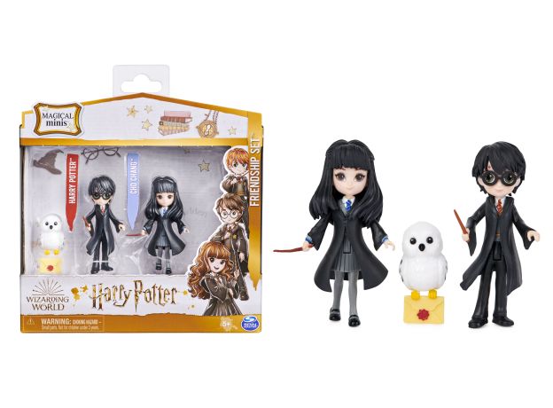 فیگورهای 2 تایی Harry Potter سری Magical Minis مدل هری و چوچانگ همراه با هدویگ, image 