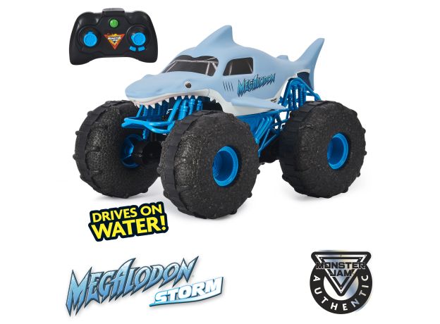 ماشین کنترلی Monster Jam مدل Megalodon Storm با مقیاس 1:15, image 9