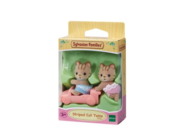 پیشی دوقلوها به همراه ماشین کودک Sylvanian Families, image 4