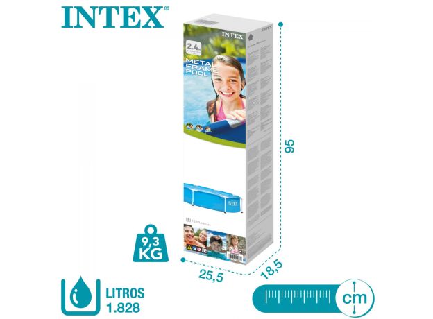 استخر بزرگ اینتکس Intex مدل Metal Frame, image 2