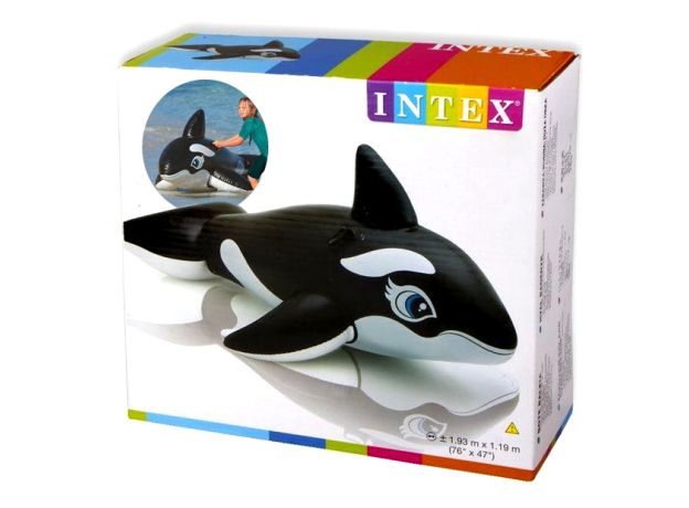نهنگ مشکی بادی کودک اینتکس Intex, image 5