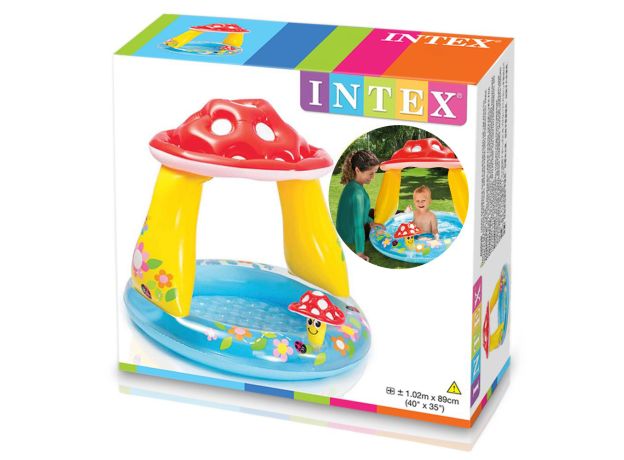 استخر بادی کودک سایبان دار اینتکس Intex مدل قارچ, image 5