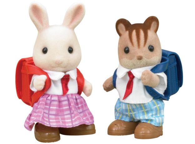 ست لباس مدرسه به همراه عروسک خرگوش و سنجاب Sylvanian Families, image 3