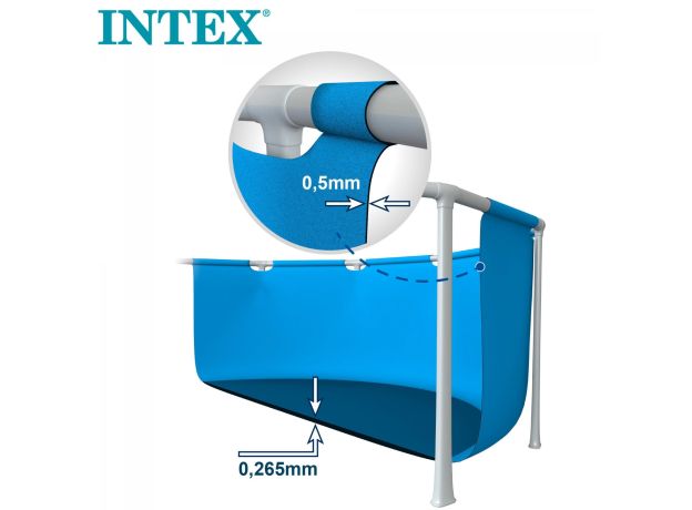 استخر بزرگ اینتکس Intex مدل Metal Frame, image 5