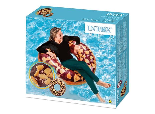 تیوپ بادی اینتکس Intex مدل دونات شکلاتی, image 5