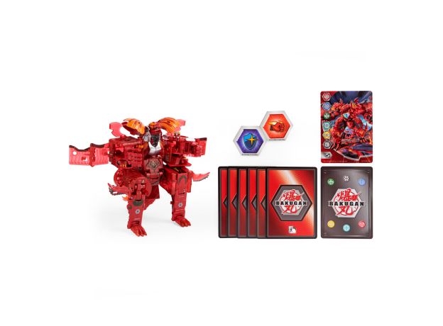 پک 7 در 1 باگوکان Bakugan سری GeoGan Rising مدل Dragonoid, image 2