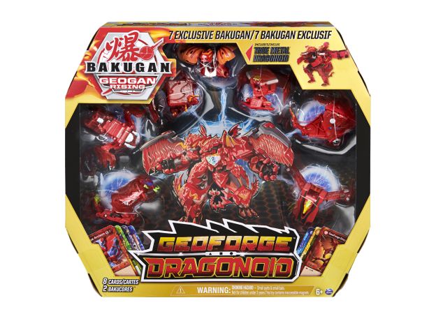 پک 7 در 1 باگوکان Bakugan سری GeoGan Rising مدل Dragonoid, image 6