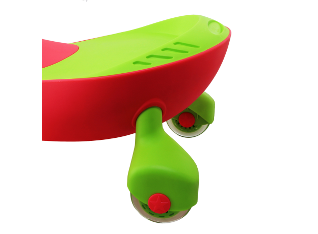 سه‌چرخه لوپ کار با چرخ‌های چراغ‌ دار مدل صورتی سبز, image 5