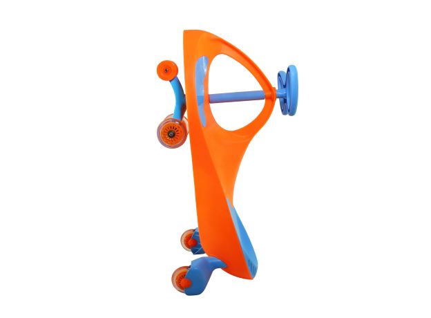 سه‌چرخه لوپ کار با چرخ‌های چراغ‌ دار مدل نارنجی آبی, image 3