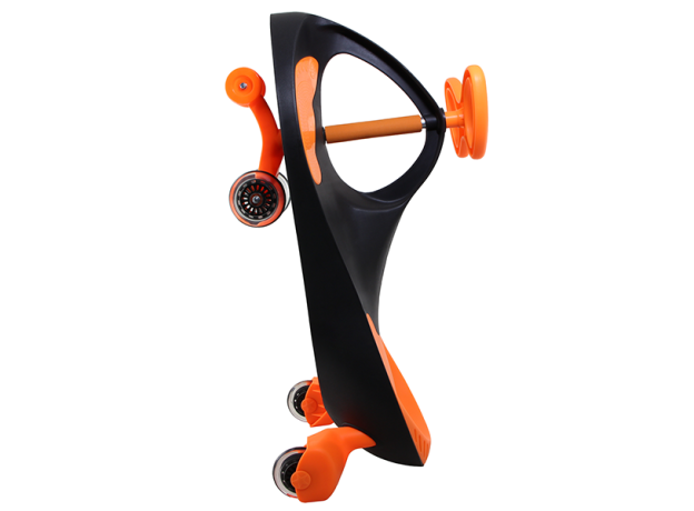 سه‌چرخه لوپ کار با چرخ‌های چراغ‌ دار مدل مشکی نارنجی, image 5